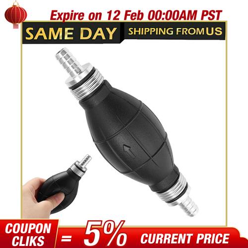 3/8'' Hand Primer Bulb Outboard Car Marine Boat Gas Fuel Line Pump All Fuels