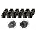 Black 20X Lug Nut Caps Compatible/Replacement fits Chevy/GM 9593028 9593228