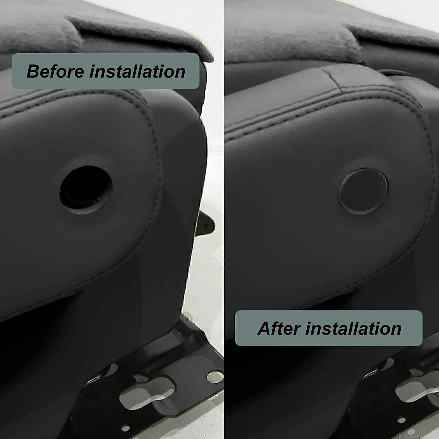 2pc Armrest Rear Seat Cover Cap Fits 2007-18 Chevy Tahoe Yukon Cadillac Suburban