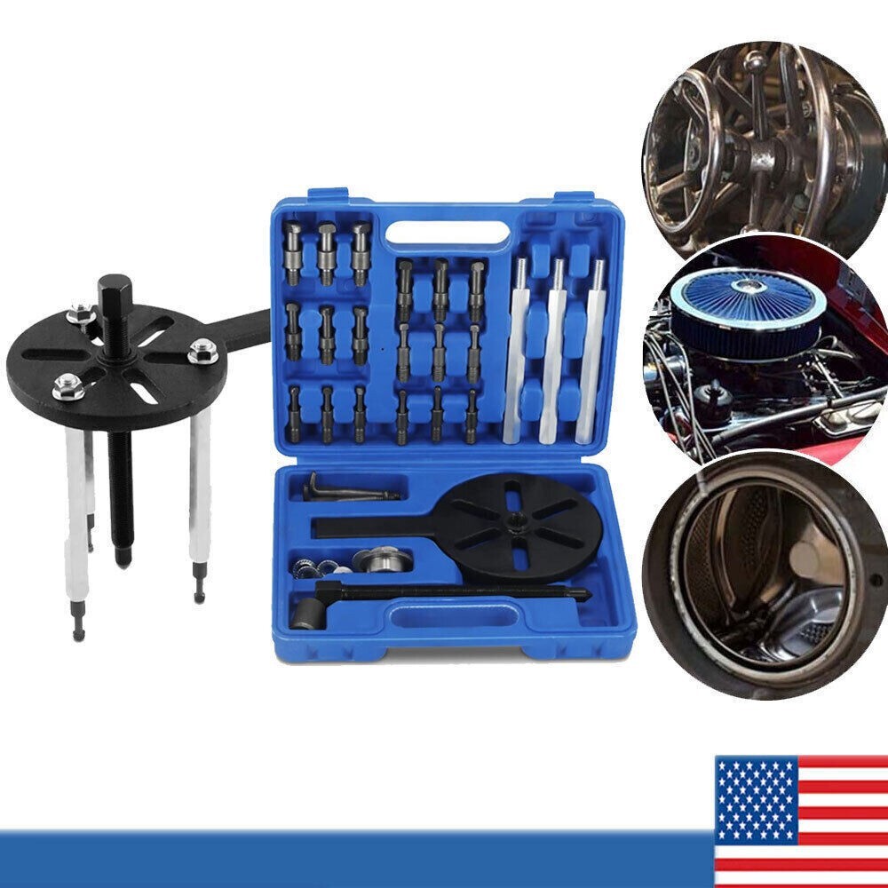 Bearing Disassembly Puller Inner Hole Puller Removal Tool Three-jaw Puller Set !