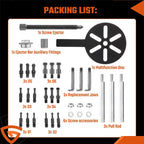 Bearing Disassembly Puller Inner Hole Puller Removal Tool Three-jaw Puller Set !