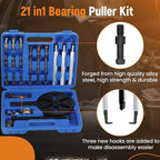 Bearing Disassembly Puller Inner Hole Puller Removal Tool Three-jaw Puller Set !