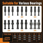 Bearing Disassembly Puller Inner Hole Puller Removal Tool Three-jaw Puller Set !