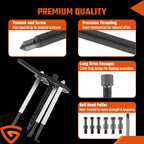 Inner Bearing Puller and Three-Jaw Blind-Hole Removal Tool Set
