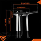 Bearing Disassembly Puller Inner Hole Puller Removal Tool Three-jaw Puller Set !