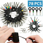 78Pcs Wire Terminal Removal Tool Car Electrical Wiring Crimp Connector Pin