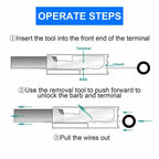 78Pcs Wire Terminal Removal Tool Car Electrical Wiring Crimp Connector Pin