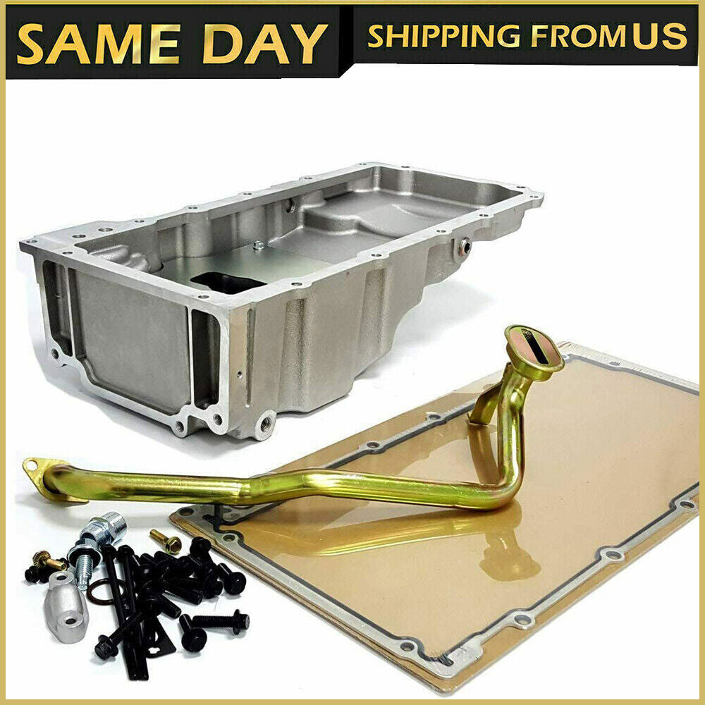 FOR LS Swap Conversion Oil Pan Retrofit Low Profile LS1 LS2 LS3 LS6 4.8 5.3 6.0L