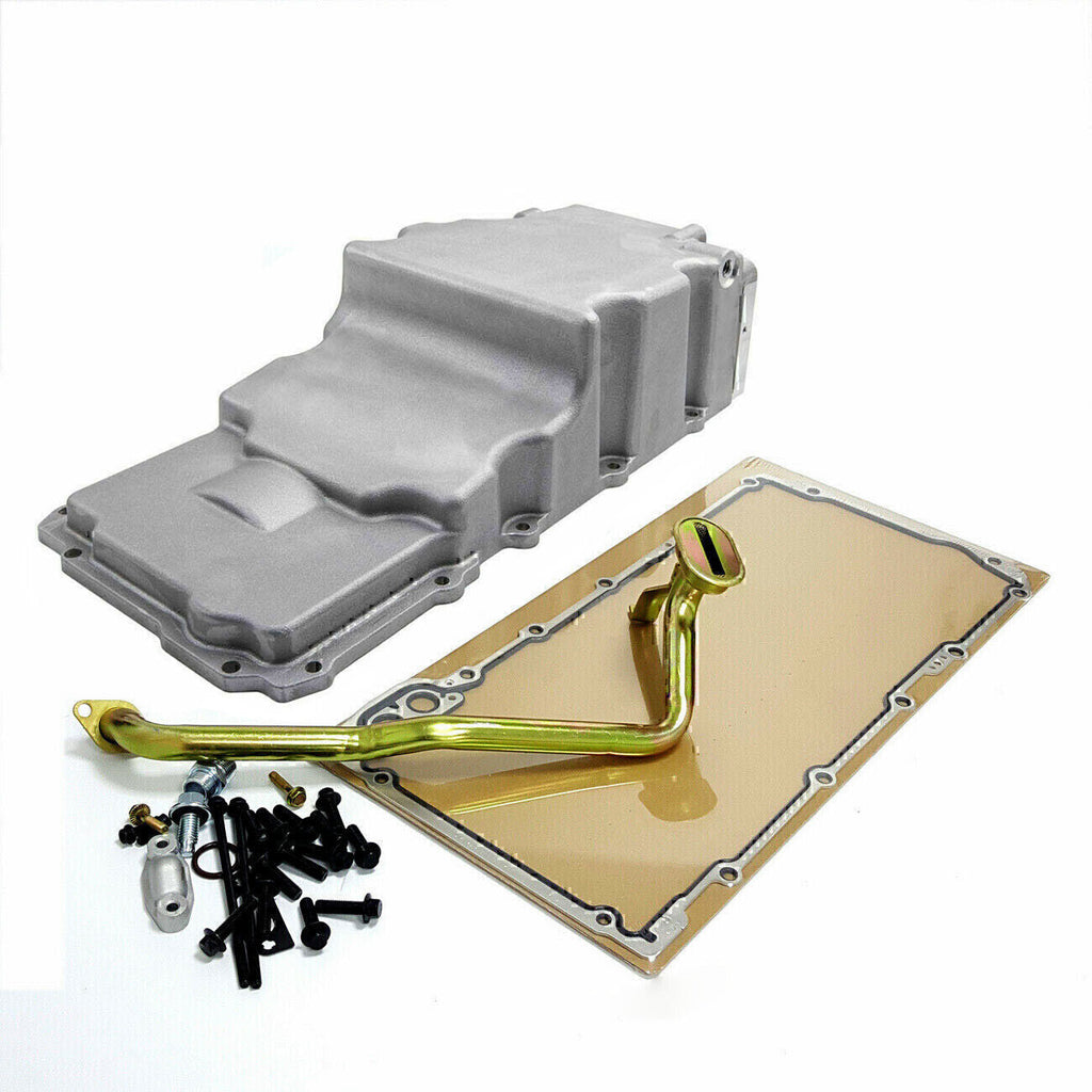 FOR LS Swap Conversion Oil Pan Retrofit Low Profile LS1 LS2 LS3 LS6 4.8 5.3 6.0L