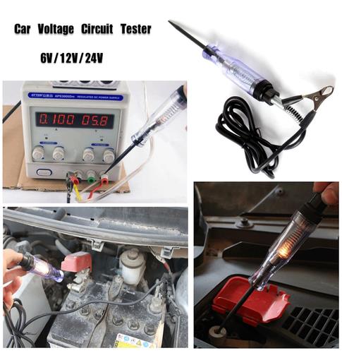 Test Light Car Circuit Tester Probe 6V 12V 24V Voltage Continuity Tester Car US*