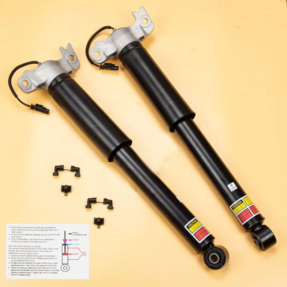 Rear Shock Absorbers Left & Right Fits 2013-19 Cadillac XTS MagneRide 84326294
