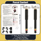 Rear Shock Absorbers Left & Right Fits 2013-19 Cadillac XTS MagneRide 84326294