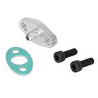 Turbo Oil Feed Line Flange Gasket 4AN 4 AN Fitting Adapter For T3 T4 T04E