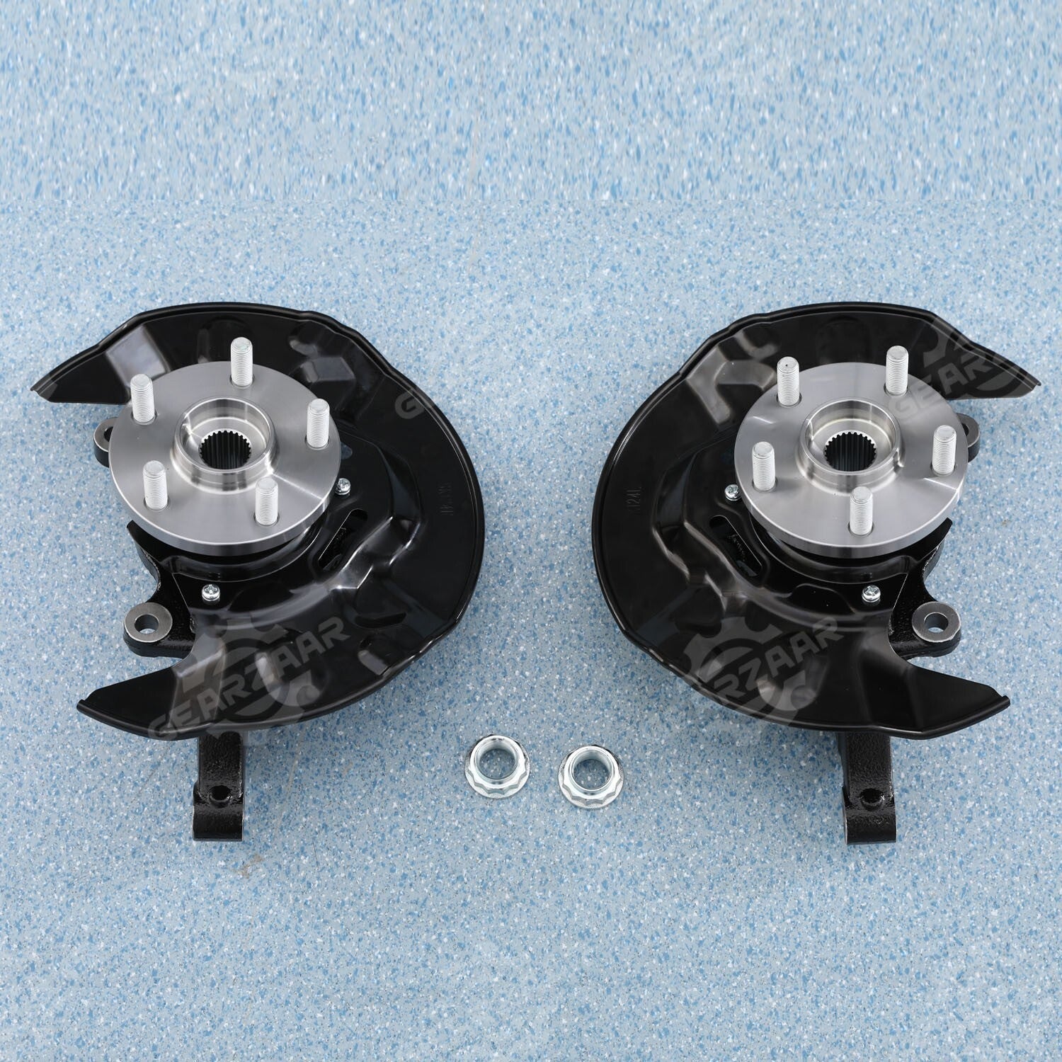 2pc Front Wheel Bearing Hub Knuckle Assembly For 2003-2008 Toyota Corolla 1.8L