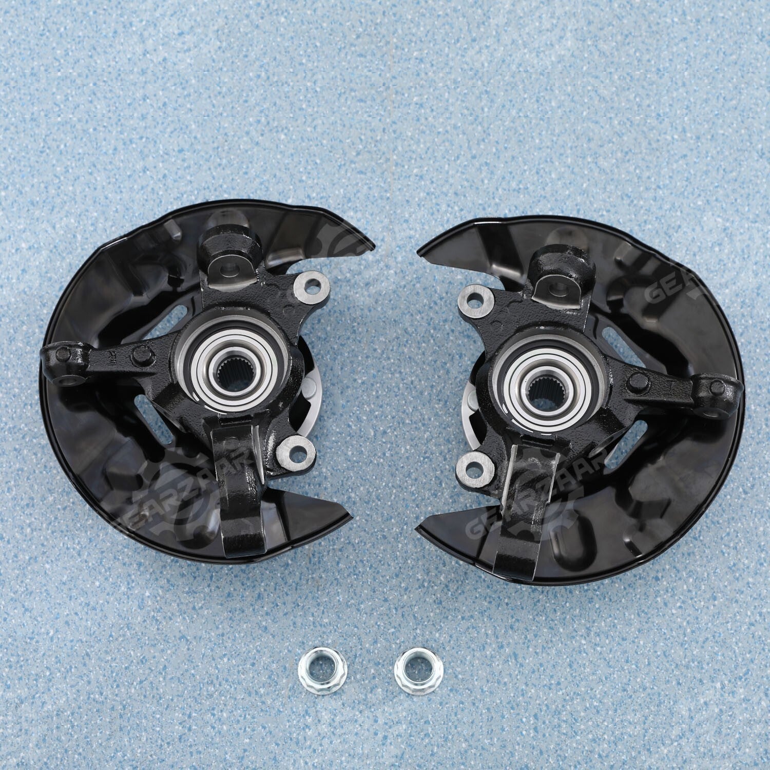 2pc Front Wheel Bearing Hub Knuckle Assembly For 2003-2008 Toyota Corolla 1.8L