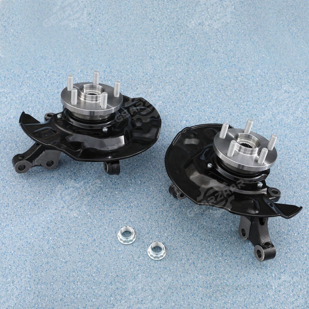 2pc Front Wheel Bearing Hub Knuckle Assembly For 2003-2008 Toyota Corolla 1.8L