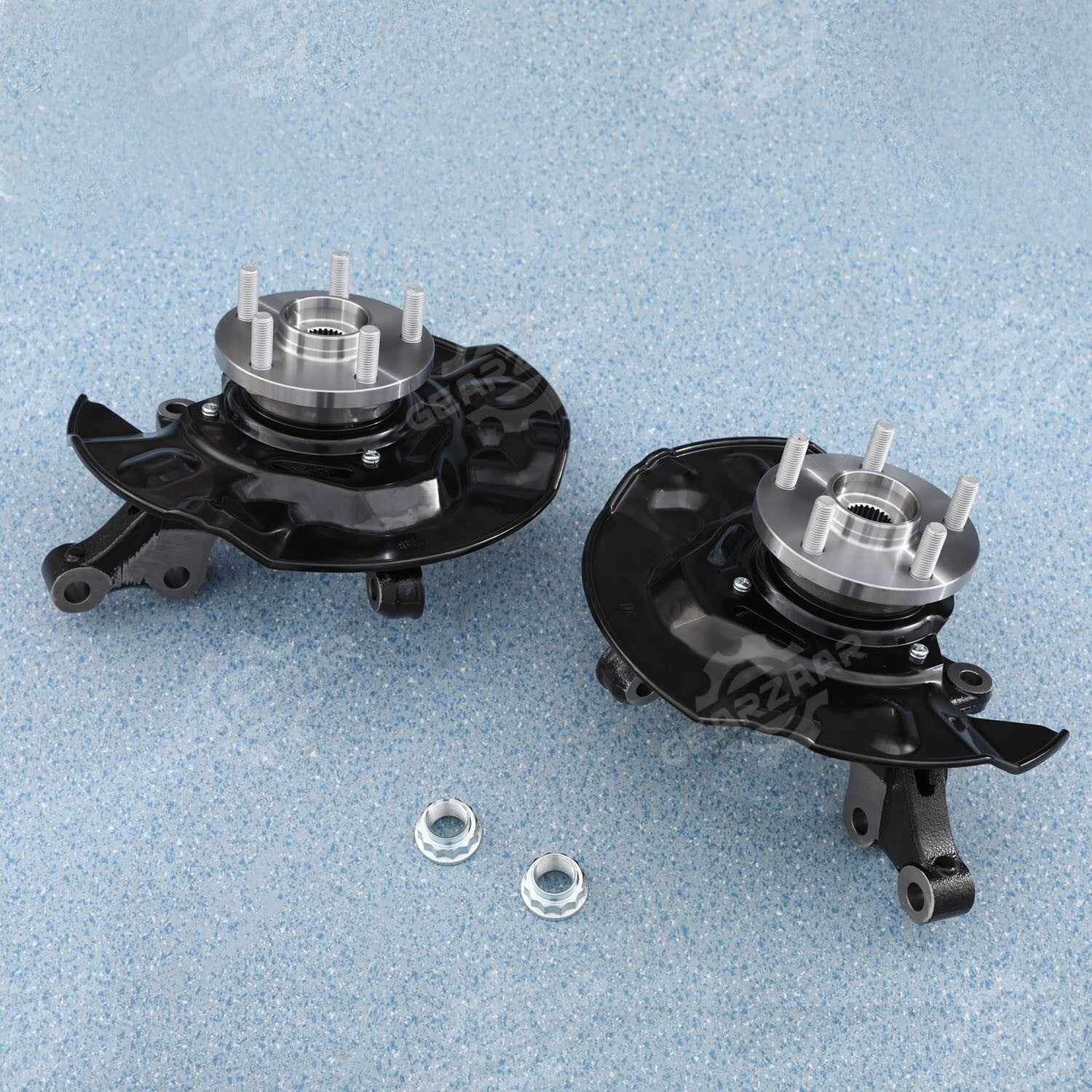 2pc Front Wheel Bearing Hub Knuckle Assembly For 2003-2008 Toyota Corolla 1.8L