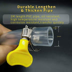 High Flow Siphon Hand Pump Portable Manual Car Fuel Transfer Pump for Gas Diese!