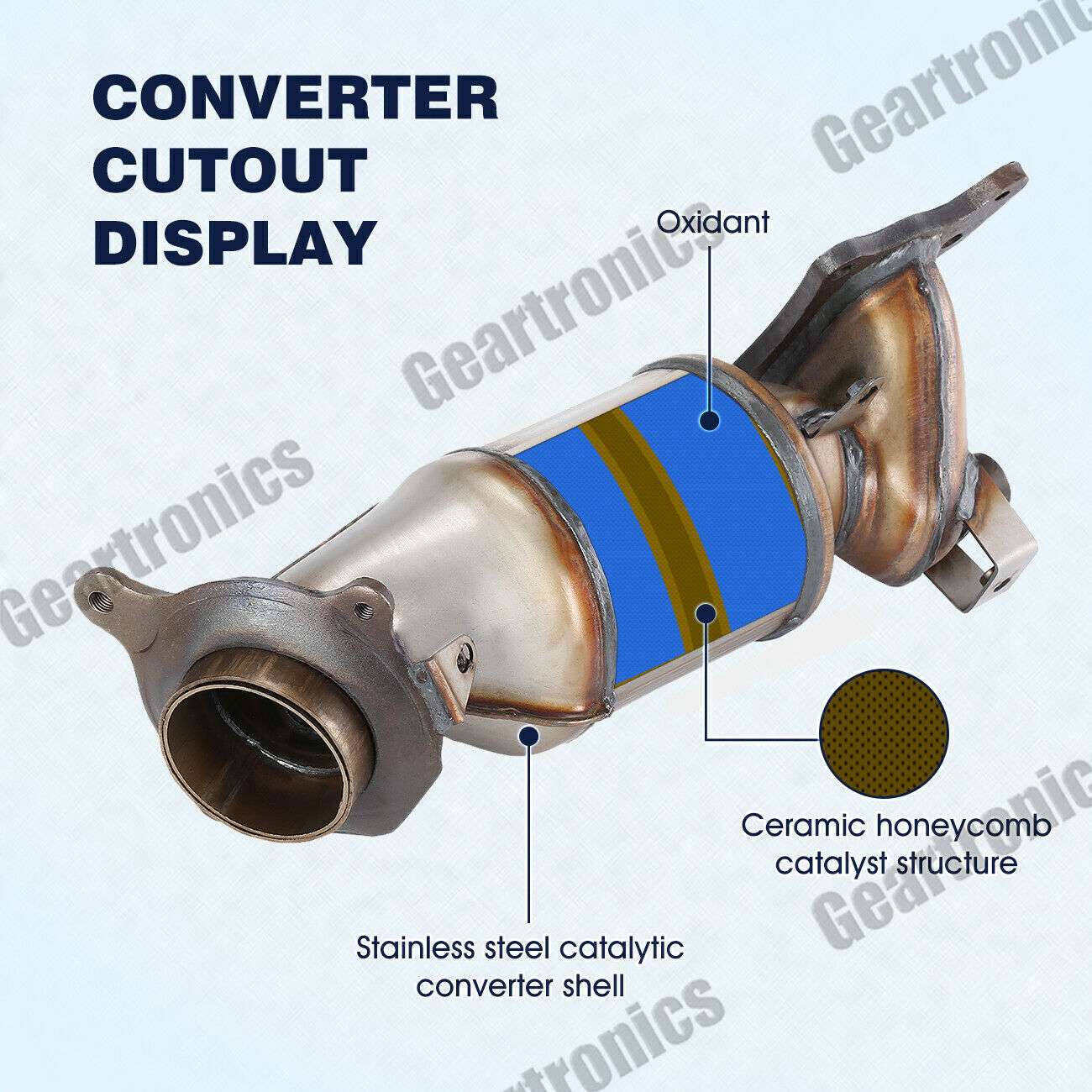 Catalytic Converter w/O2 Sensor For 2008 2009 2010 2011-2012 Honda Accord 2.4L