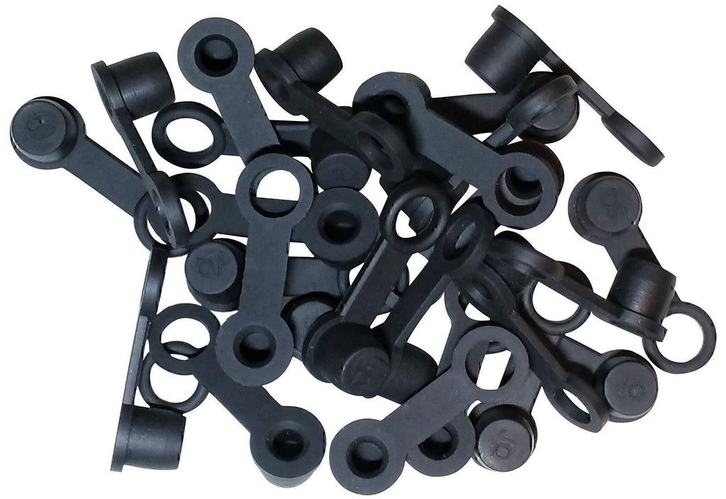 25 Pack Brake Bleeder Screw Caps Grease Zerk Fitting Cap Rubber Dust Cover US!