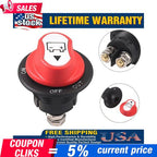 100A Battery Isolator Switch Disconnect Power Cut Off Kill for Car Boat RV Truc!