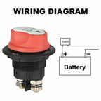 100A Battery Isolator Switch Disconnect Power Cut Off Kill for Car Boat RV Truc!