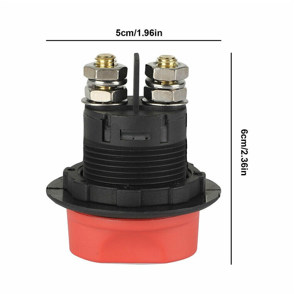 100A Battery Isolator Switch Disconnect Power Cut Off Kill for Car Boat RV Truc!