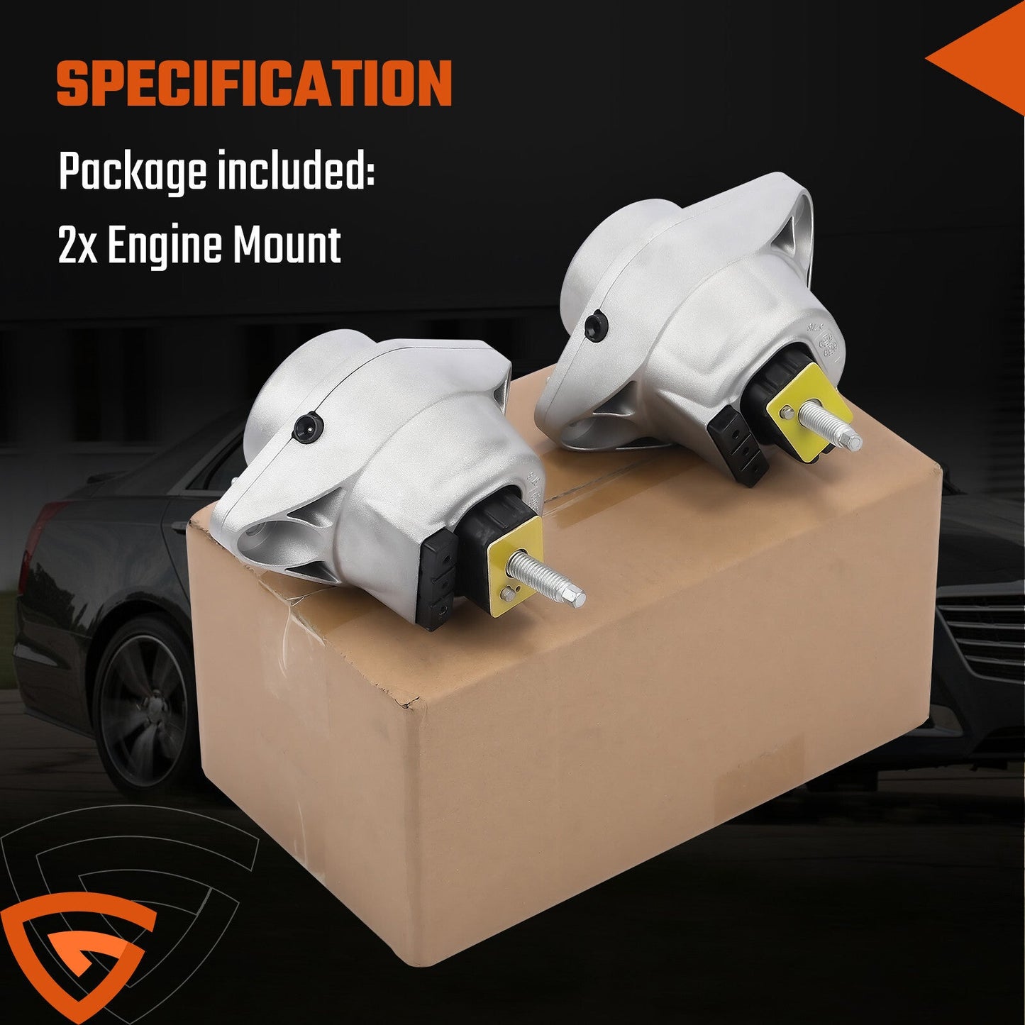 LEFT & RIGHT Engine Mount 2013-19 Fits Cadillac ATS CTS 2.0L 23274000 23255009