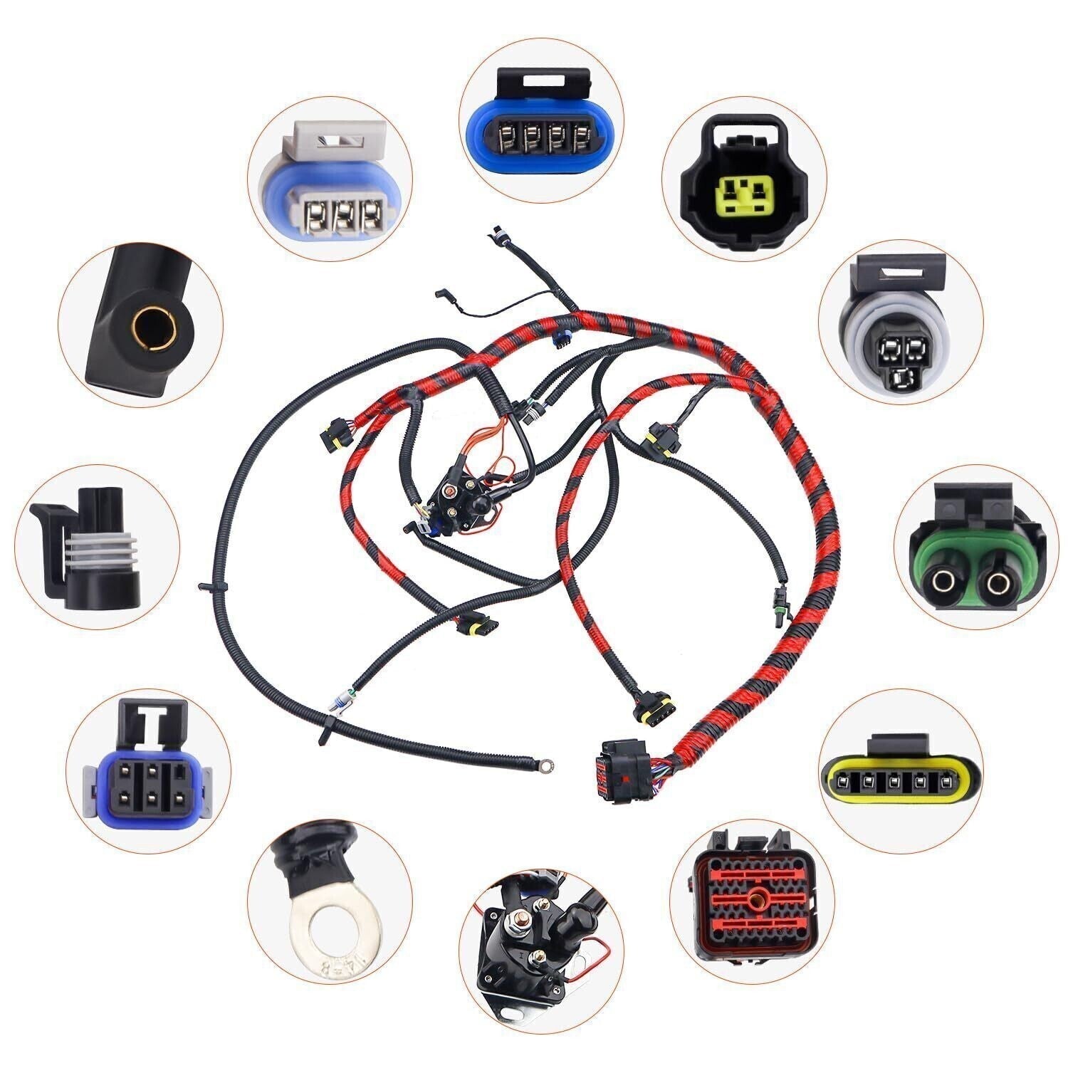 For 1997 F-250 F-350 Ford Engine Wiring Harness Cable 7.3L Diesel F7TZ9A451CA *