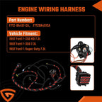 For 1997 F-250 F-350 Ford Engine Wiring Harness Cable 7.3L Diesel F7TZ9A451CA *