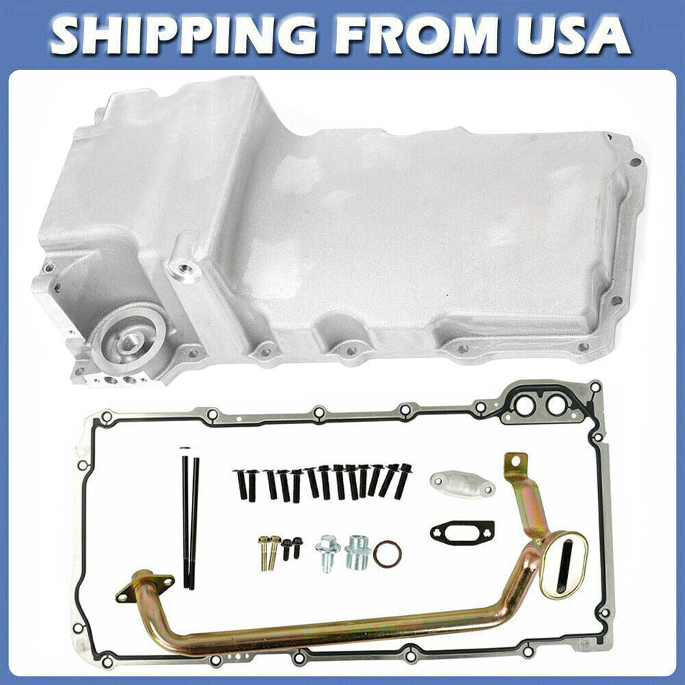 Aluminum 302-1 LS Engine Swap Retro-fit Oil Pan For Chevy 4.8L 5.3L 6.0L /6.2L