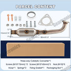 New Catalytic Converter Complete kit For Honda CRV CR-V 2.4L 2007 2008 2009
