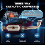 New Catalytic Converter Complete kit For Honda CRV CR-V 2.4L 2007 2008 2009