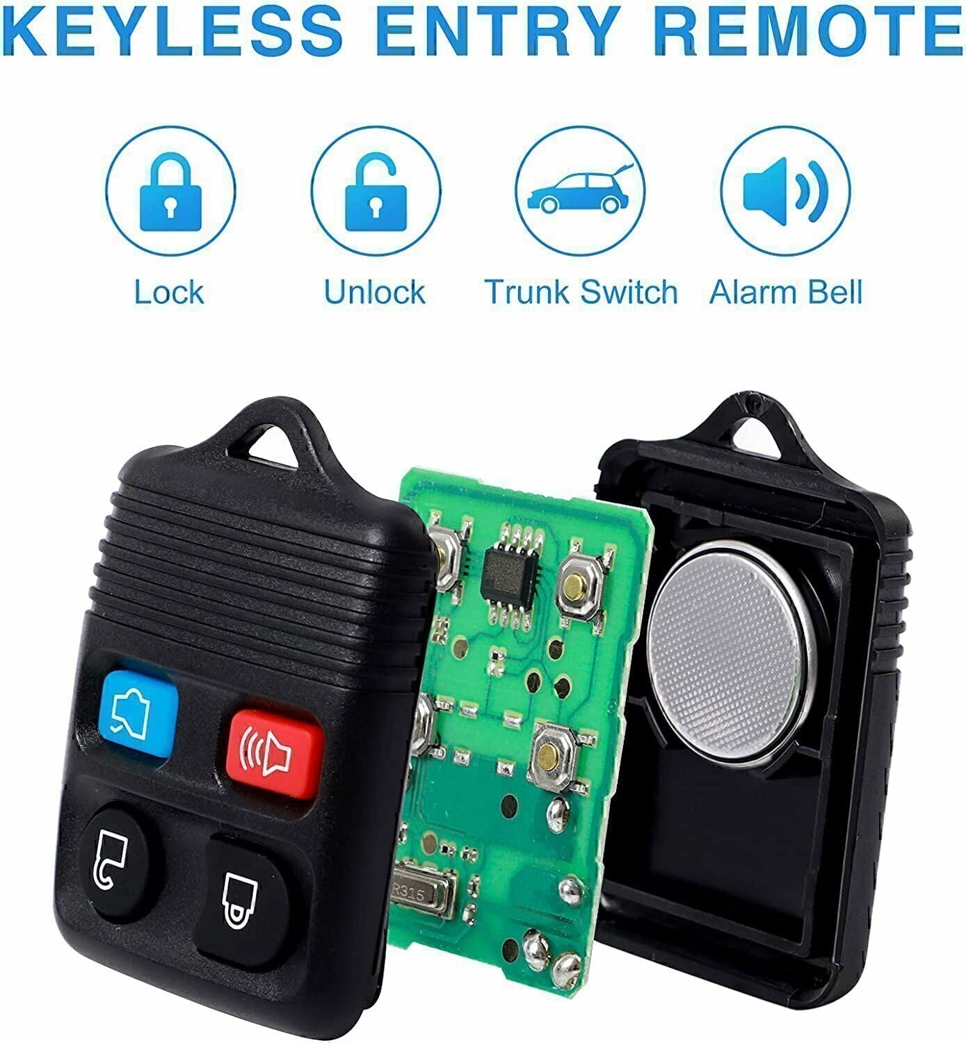2pcs For Ford Explore Keyless Entry Remote Control Fob Clicker Transmitter US!