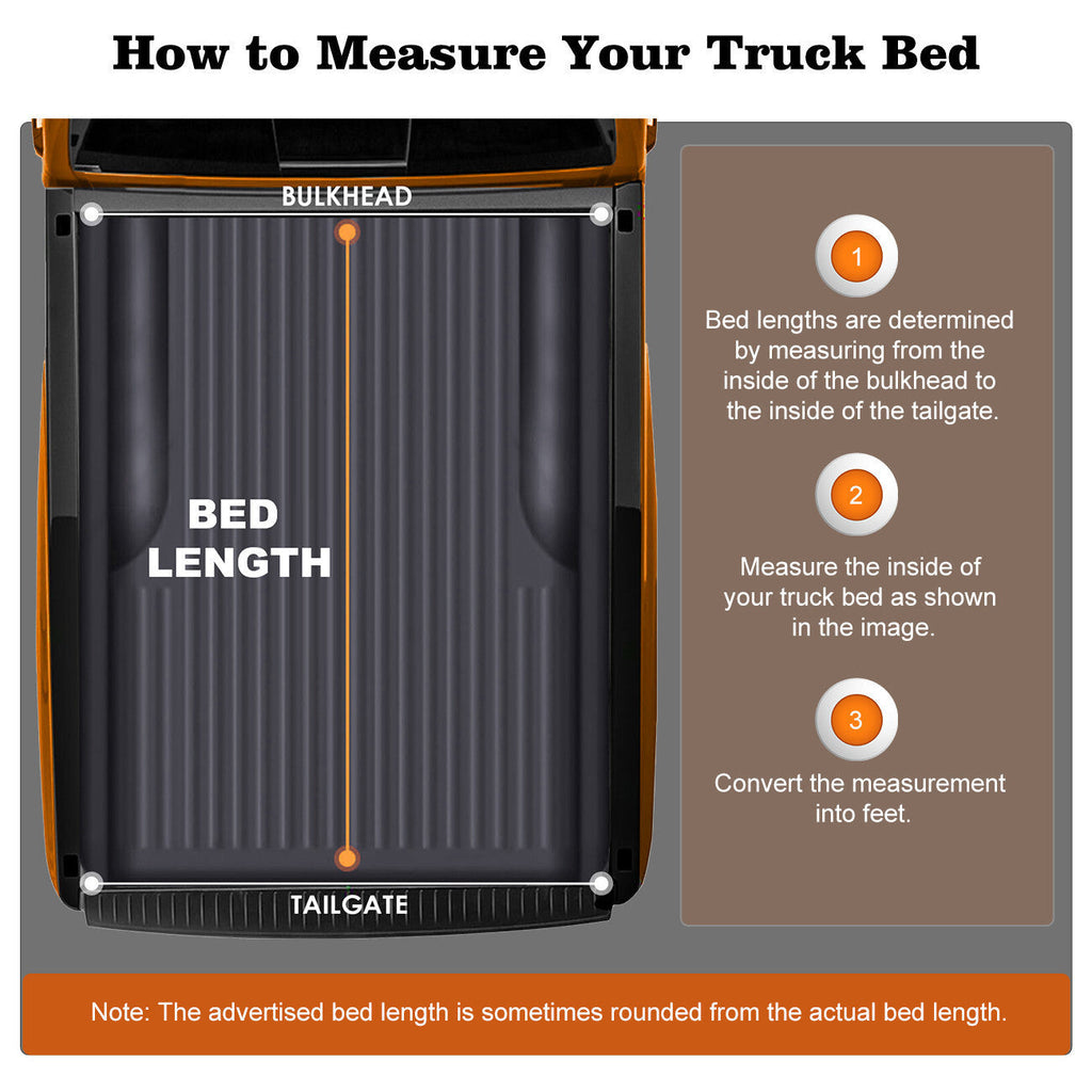 5.8FT Hard Tonneau Cover Truck Bed For 19-2024 Chevy Silverado GMC Sierra 1500 /