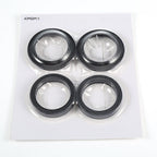 Motorcycle 43x55x11 Front Fork Damper Shock 2Pcs Oil Seal & 2Pcs Dust Seal Kit*