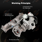 LR066515* Turbo charger K03 Land Rover Range Rover Evoque Discovery 2.0L 2014-17