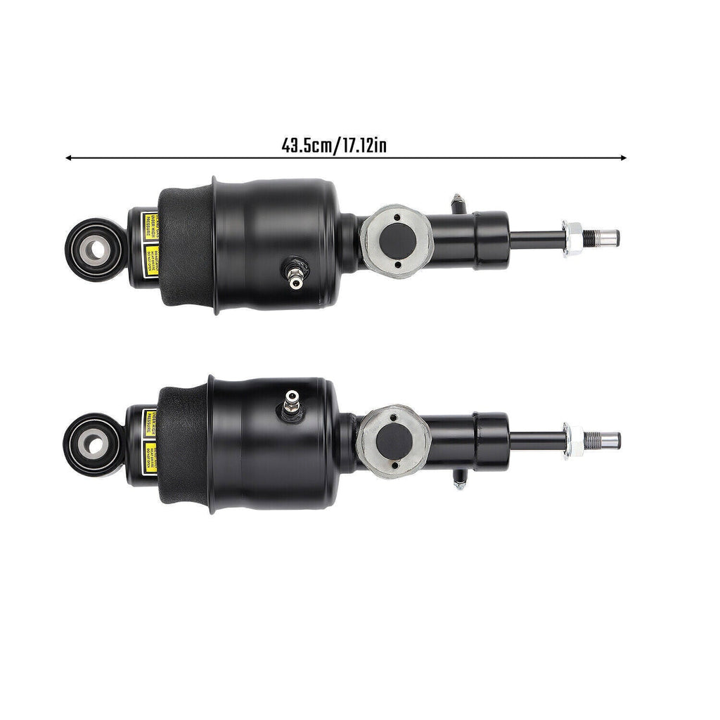 Pair Rear Hydraulic Air Suspension Shock Struts For Infiniti QX56 QX80 2011-20 A