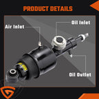 Pair Rear Hydraulic Air Suspension Shock Struts For Infiniti QX56 QX80 2011-20 A