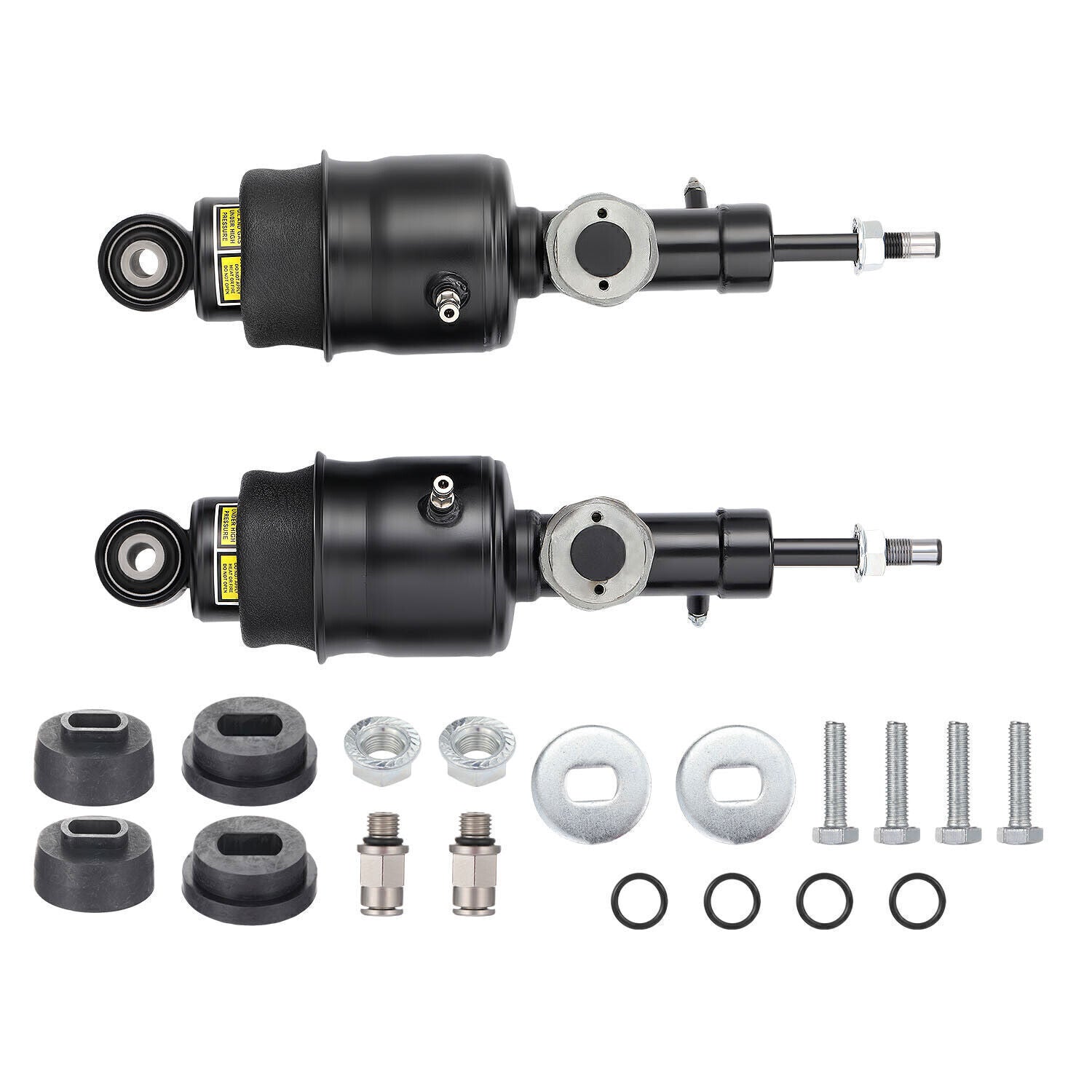 Pair Rear Hydraulic Air Suspension Shock Struts For Infiniti QX56 QX80 2011-20 A