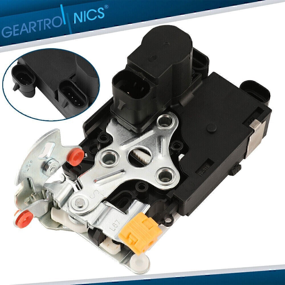 Door Lock Actuator Integrated Latch for 2000-11 Chevy GMC LH Driver Side Front
