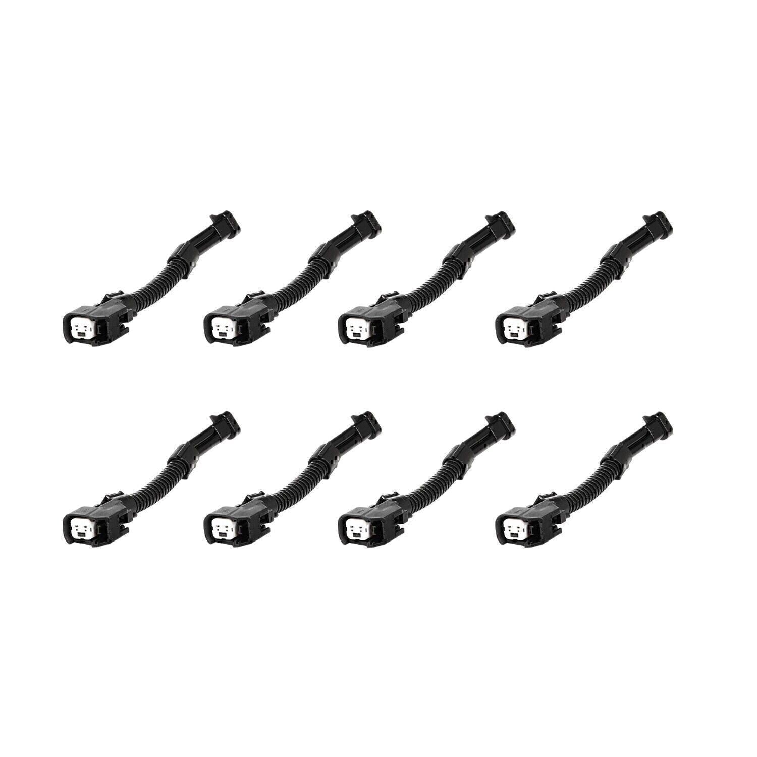 8PCS EV6 FEMALE TO DELPHI MALE FUEL INJECTOR CONNECTOR ADAPTER NEW FOR GM ENGINE