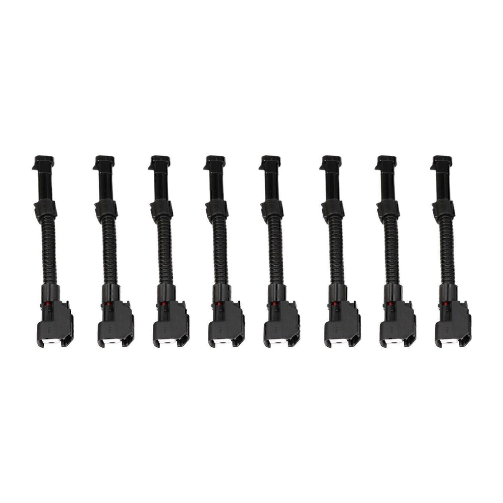 8PCS EV6 FEMALE TO DELPHI MALE FUEL INJECTOR CONNECTOR ADAPTER NEW FOR GM ENGINE
