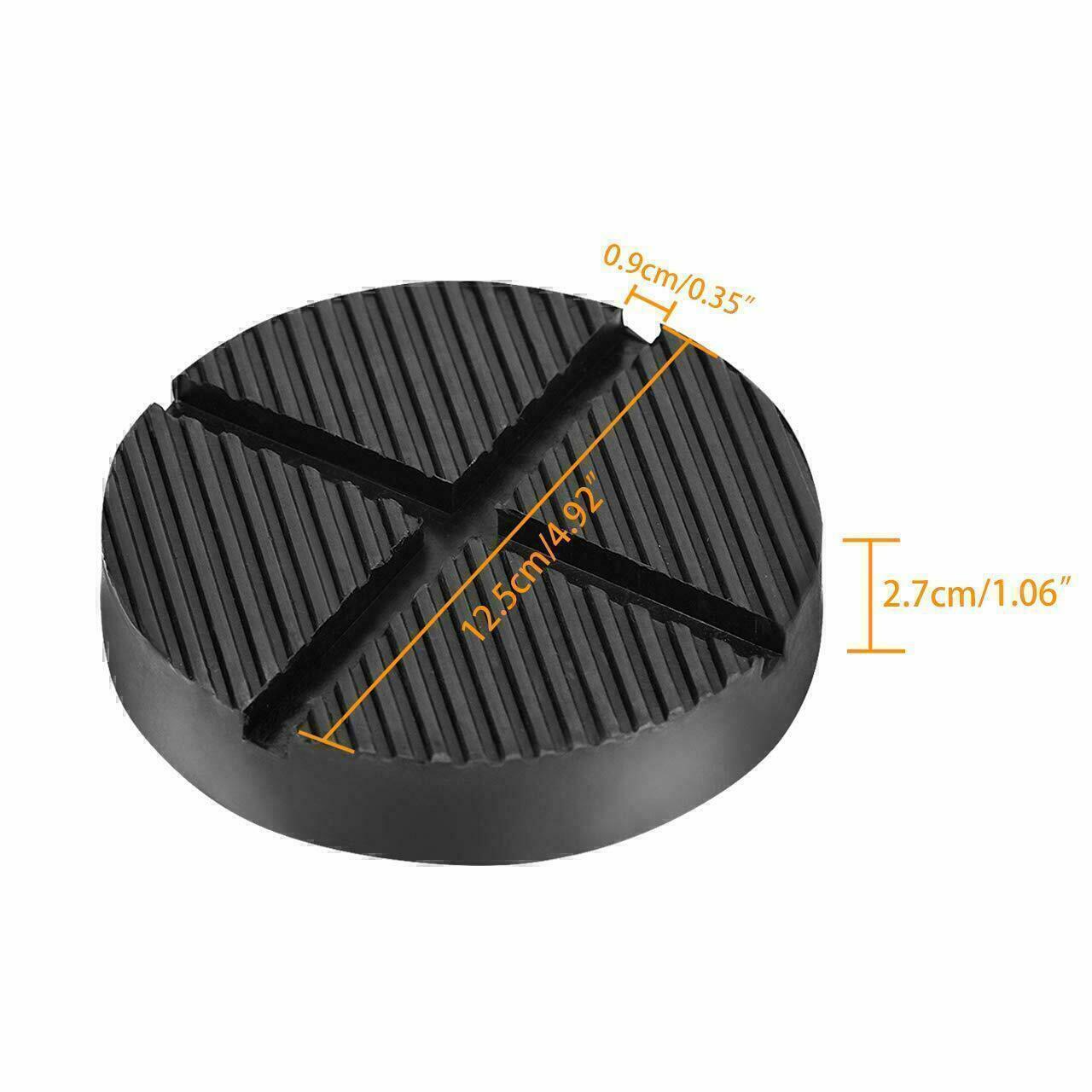 Jack Pads Rubber Pad Adapter Car Truck Cross Slotted Frame Rail Floor Universal