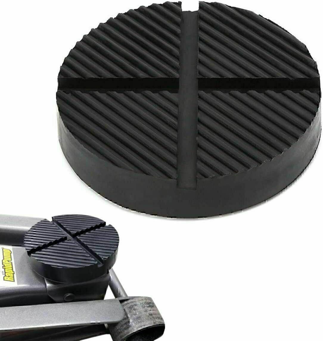 Jack Pads Rubber Pad Adapter Car Truck Cross Slotted Frame Rail Floor Universal