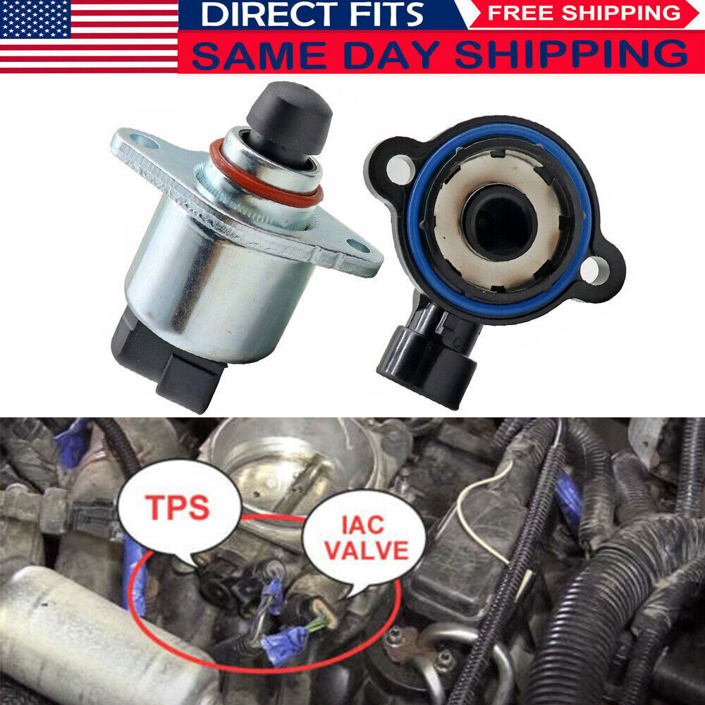 Throttle Position Sensor and Idle Air Control Valve For LS Chevy GM Direct-Fit