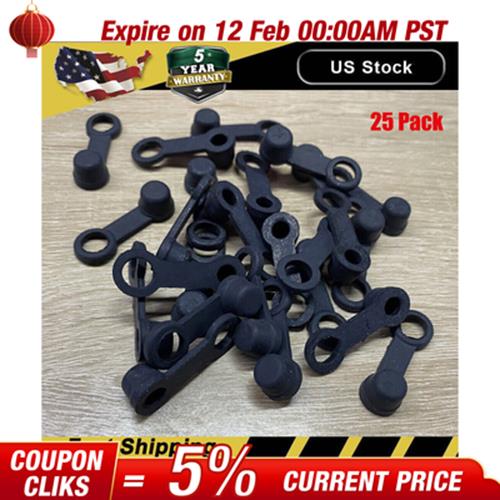 (25 Pack) Brake Bleeder Screw Caps Grease Zerk Fitting Cap Rubber Dust Cover US!