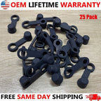 (25 Pack) Brake Bleeder Screw Caps Grease Zerk Fitting Cap Rubber Dust Cover US!