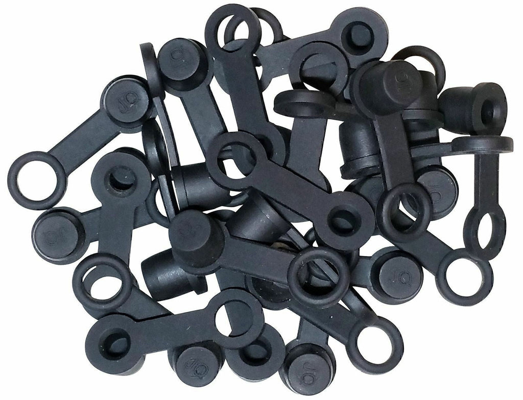 (25 Pack) Brake Bleeder Screw Caps Grease Zerk Fitting Cap Rubber Dust Cover US!