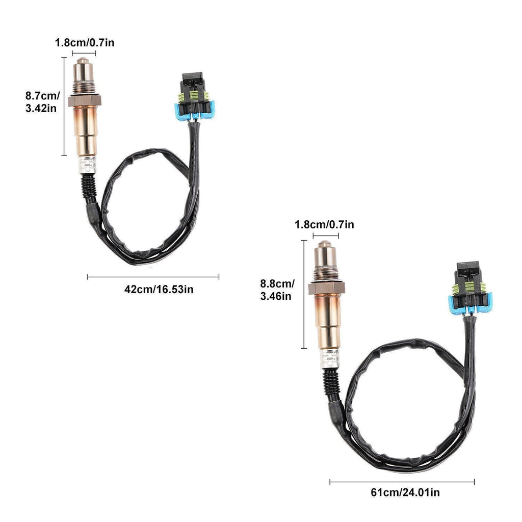 4x Oxygen O2Sensor Set For Buick LaCrosse Chevy Equinox Cadillac SRX GMC Terrain